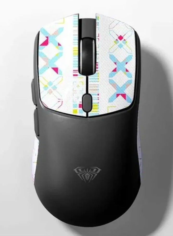 فأرة الألعاب اللاسلكية الخفيفة SC580X، ثلاثية الوضع 2.4G/BT5.0/USB-C، فأرة لاسلكية قابلة لإعادة الشحن بدقة 10000 نقطة في البوصة مع 6 أزرار قابلة للبرمجة، فأرة كمبيوتر مريحة للابتوب/الكمبيوتر الشخصي/ماك/اللوحي - view 2